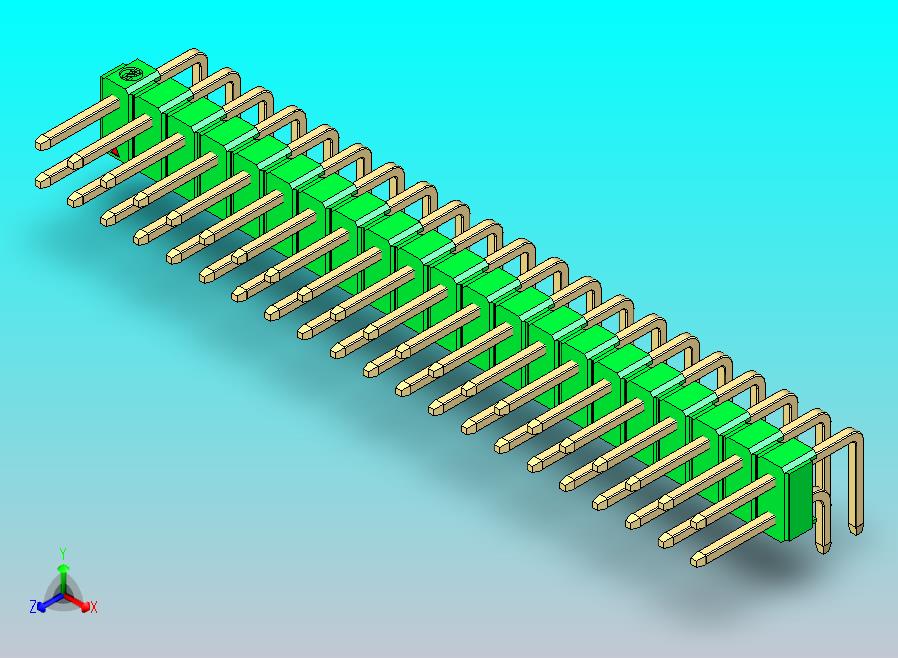 DS1022彩色排针 绿色 2x21p 100mil 类型D 版本1.0.zip