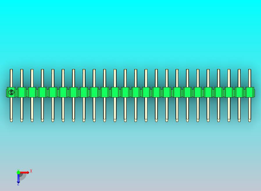 DS1022彩色排针 绿色 2x24p 100mil 类型D 版本1.0.zip