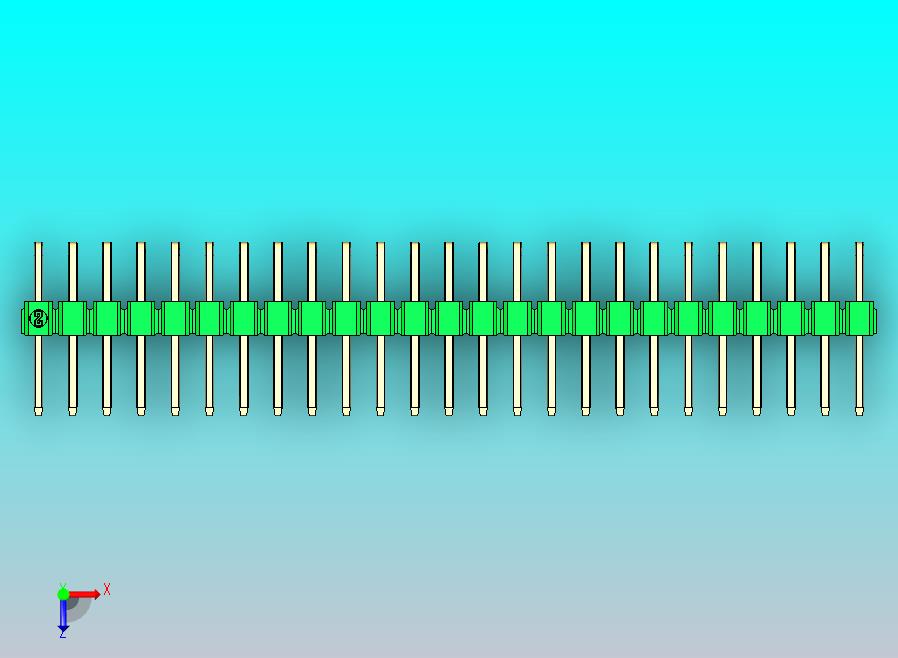 DS1022彩色排针 绿色 2x25p 100mil 类型D 版本1.0.zip