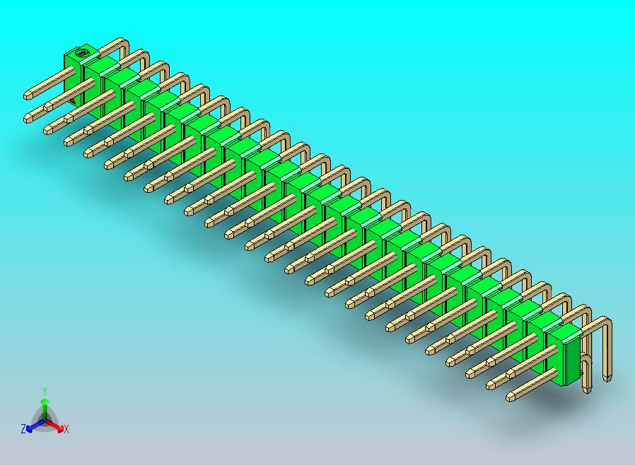 DS1022彩色排针 绿色 2x25p 100mil 类型D 版本1.0.zip