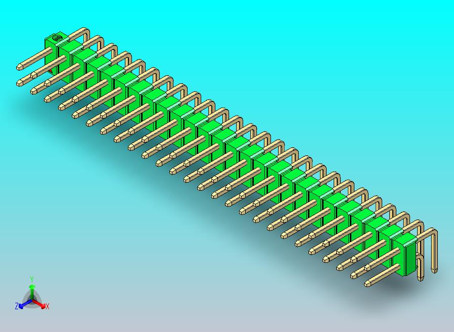 DS1022彩色排针 绿色 2x26p 100mil 类型D 版本1.0.zip