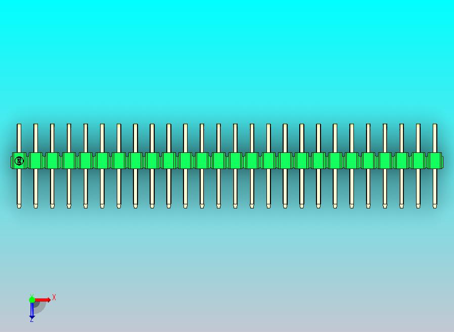 DS1022彩色排针 绿色 2x26p 100mil 类型D 版本1.0.zip