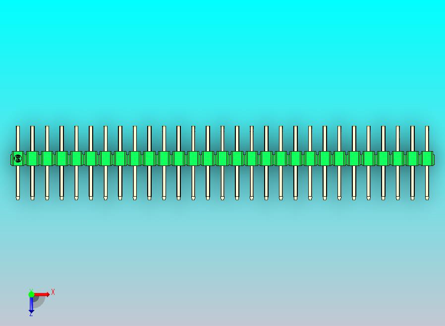 DS1022彩色排针 绿色 2x29p 100mil 类型D 版本1.0.zip