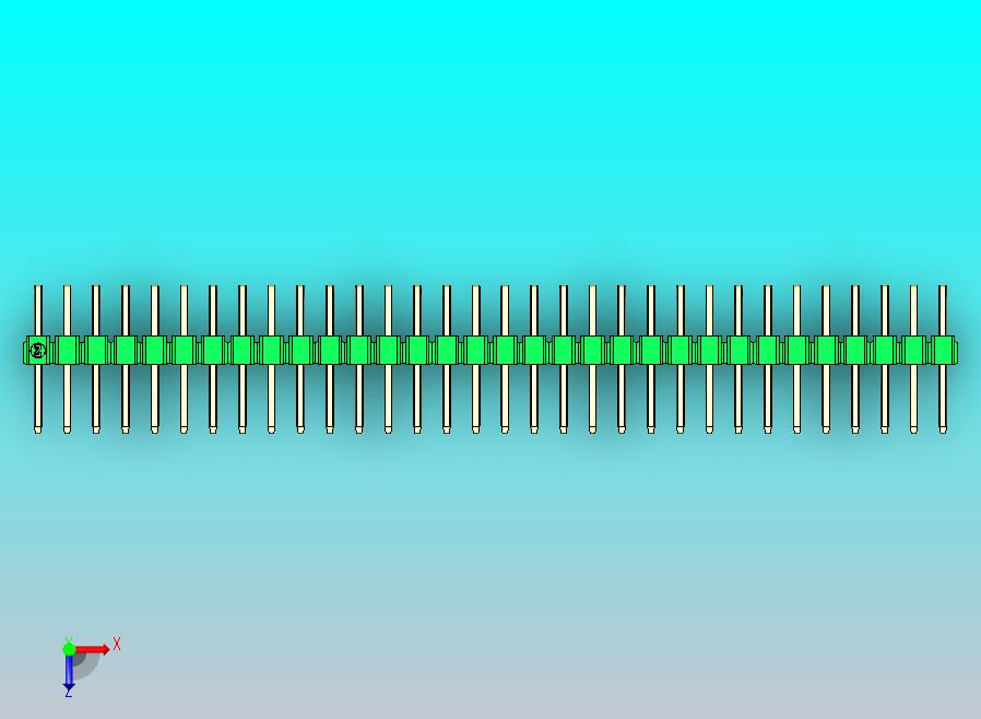 DS1022彩色排针 绿色 2x32p 100mil 类型D 版本1.0.zip