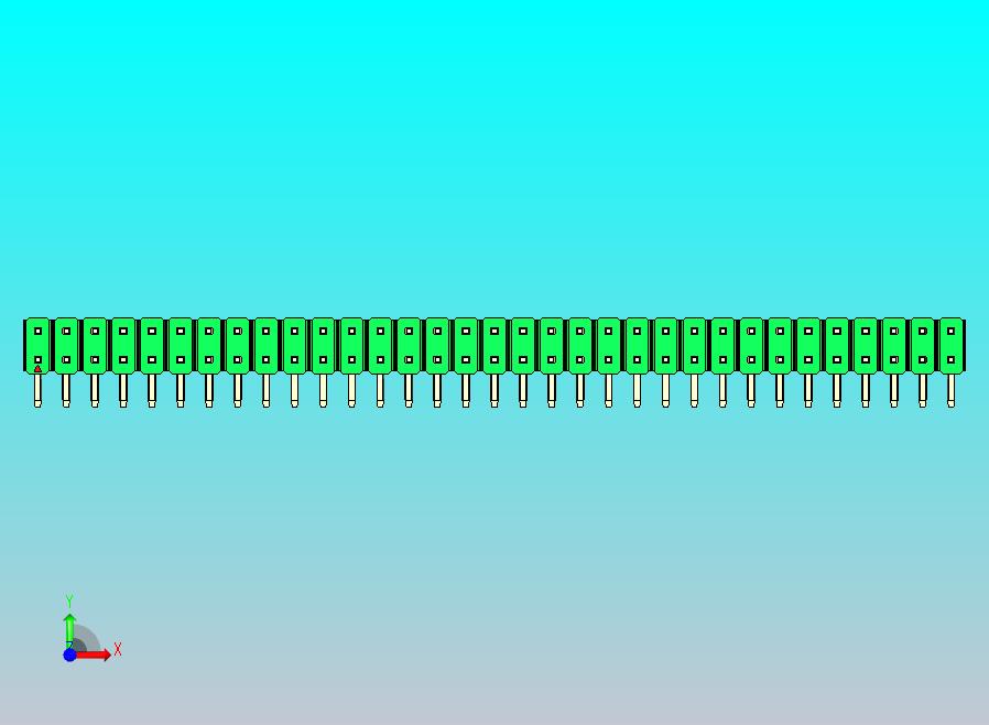 DS1022彩色排针 绿色 2x33p 100mil 类型D 版本1.0.zip