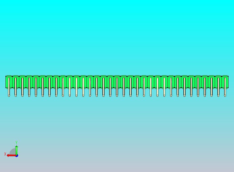 DS1022彩色排针 绿色 2x33p 100mil 类型D 版本1.0.zip