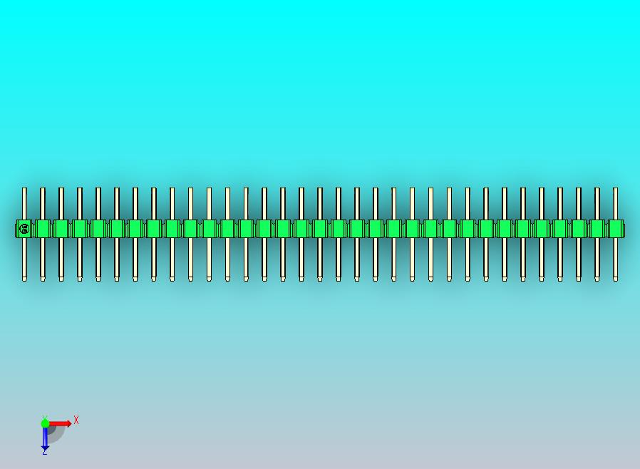 DS1022彩色排针 绿色 2x33p 100mil 类型D 版本1.0.zip