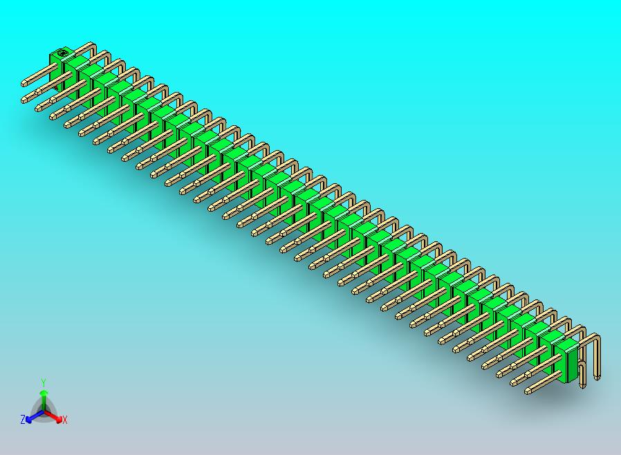 DS1022彩色排针 绿色 2x36p 100mil 类型D 版本1.0.zip