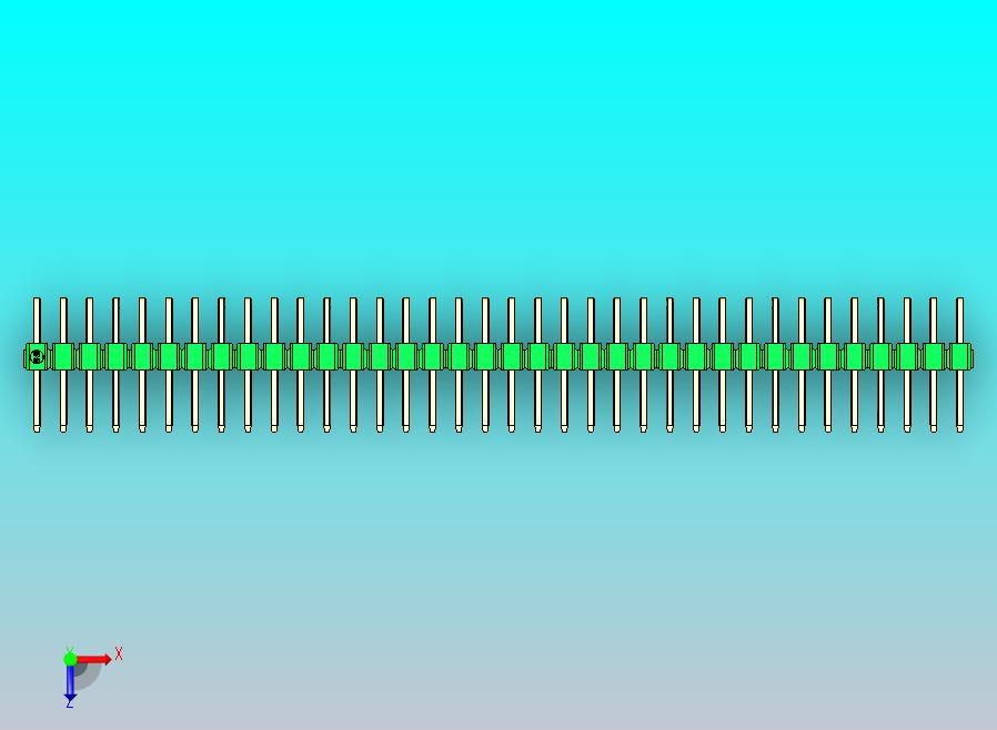 DS1022彩色排针 绿色 2x36p 100mil 类型D 版本1.0.zip