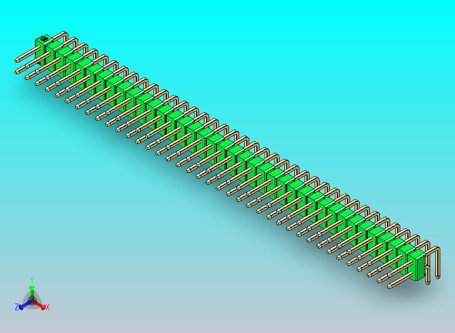 DS1022彩色排针 绿色 2x38p 100mil 类型D 版本1.0.zip