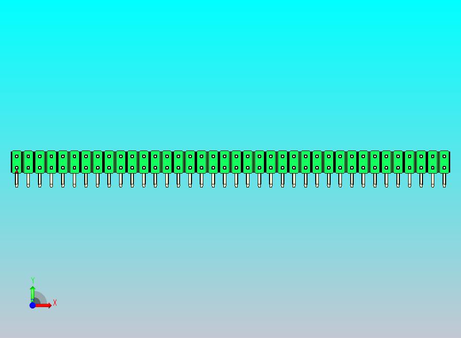 DS1022彩色排针 绿色 2x38p 100mil 类型D 版本1.0.zip