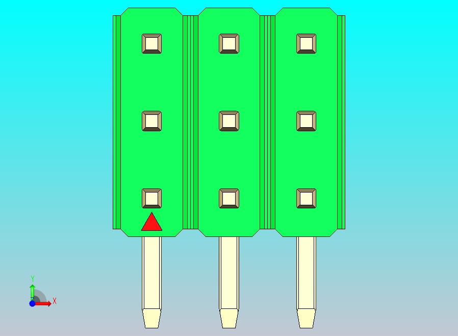 DS1022彩色排针 绿色 3x03p 100mil 类型D 版本1.0.zip