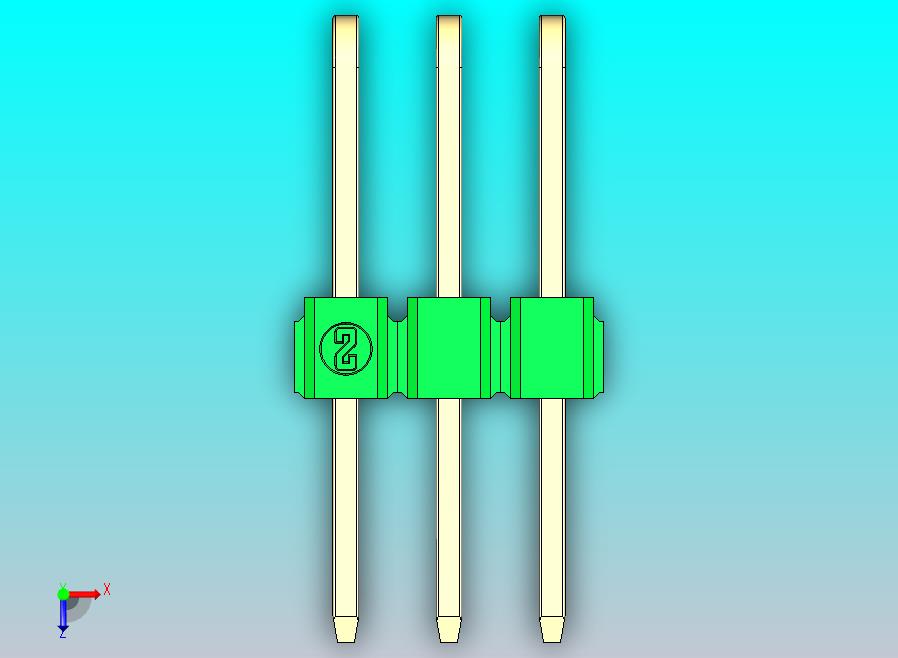 DS1022彩色排针 绿色 3x03p 100mil 类型D 版本1.0.zip