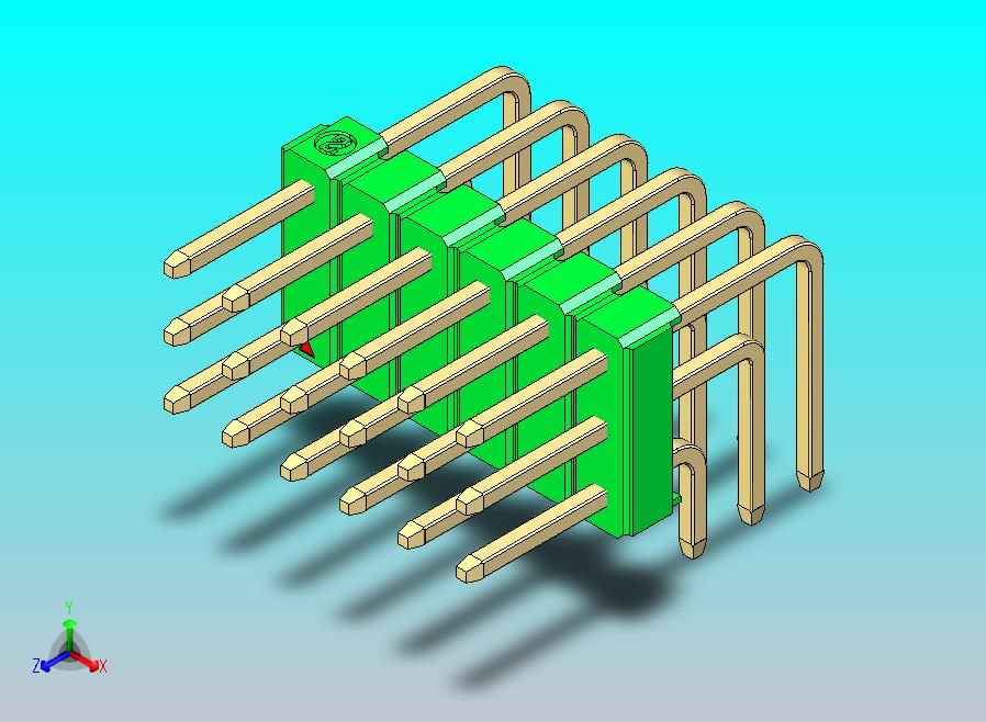 DS1022彩色排针 绿色 3x06p 100mil 类型D 版本1.0.zip