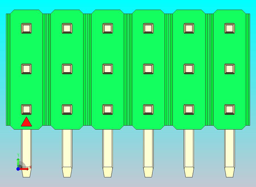 DS1022彩色排针 绿色 3x06p 100mil 类型D 版本1.0.zip