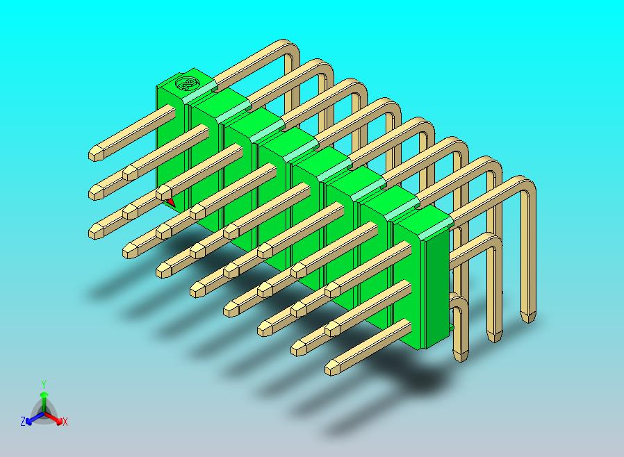 DS1022彩色排针 绿色 3x08p 100mil 类型D 版本1.0.zip