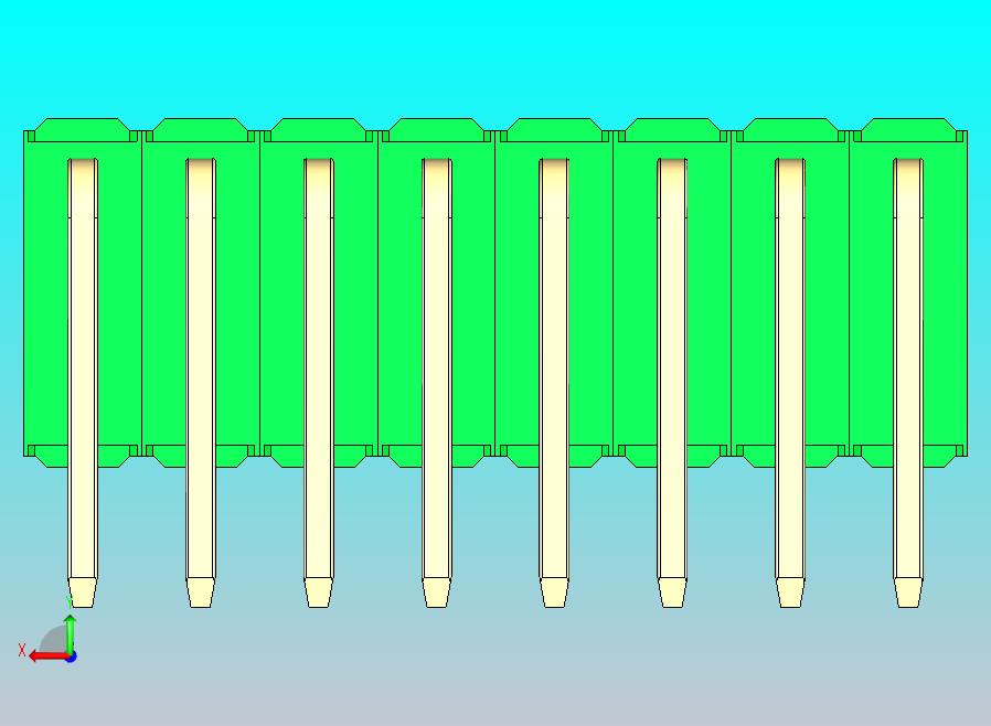 DS1022彩色排针 绿色 3x08p 100mil 类型D 版本1.0.zip
