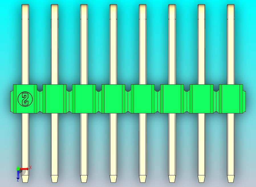 DS1022彩色排针 绿色 3x08p 100mil 类型D 版本1.0.zip