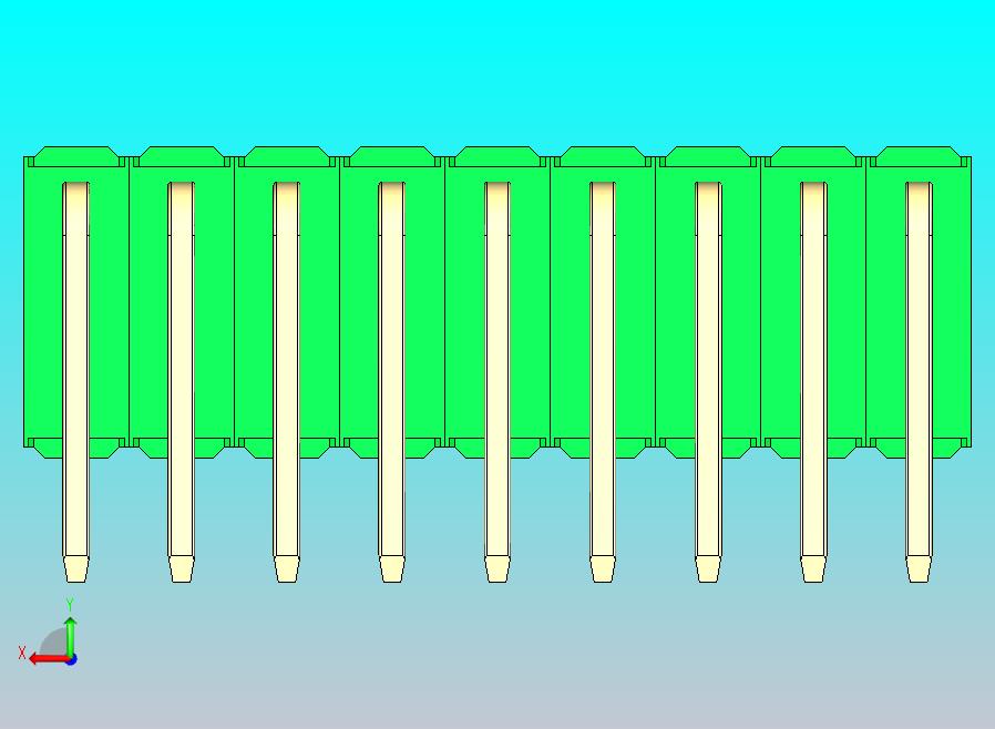 DS1022彩色排针 绿色 3x09p 100mil 类型D 版本1.0.zip