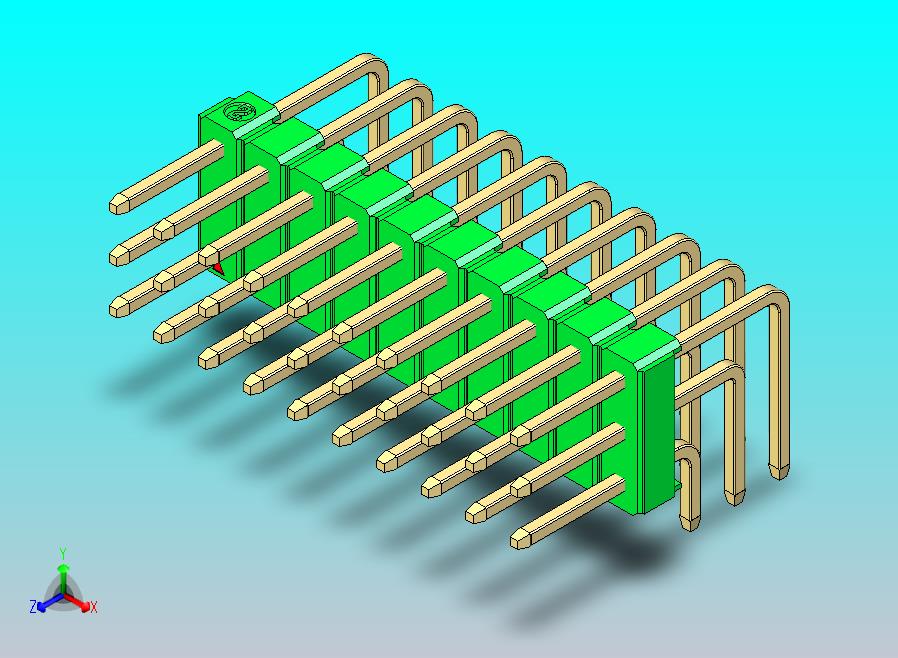 DS1022彩色排针 绿色 3x10p 100mil 类型D 版本1.0.zip