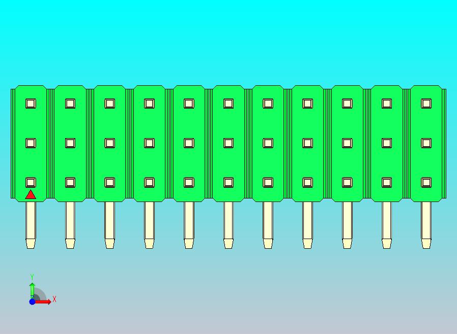DS1022彩色排针 绿色 3x11p 100mil 类型D 版本1.0.zip