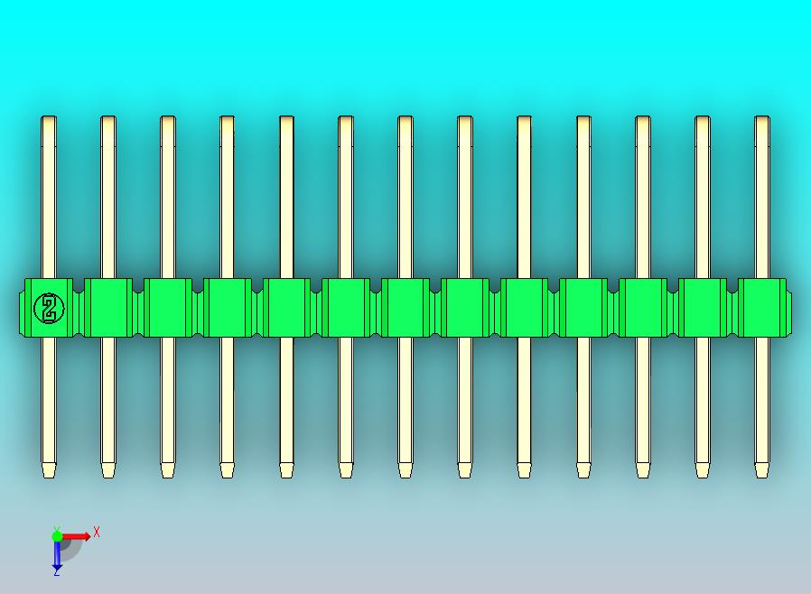 DS1022彩色排针 绿色 3x13p 100mil 类型D 版本1.0.zip