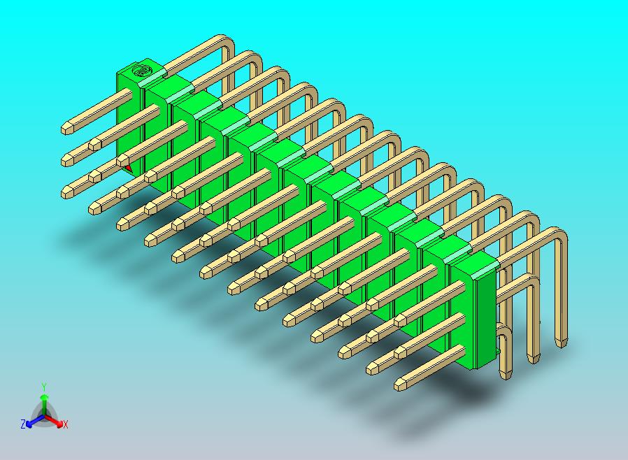DS1022彩色排针 绿色 3x13p 100mil 类型D 版本1.0.zip