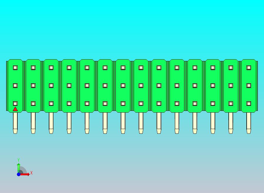 DS1022彩色排针 绿色 3x14p 100mil 类型D 版本1.0.zip