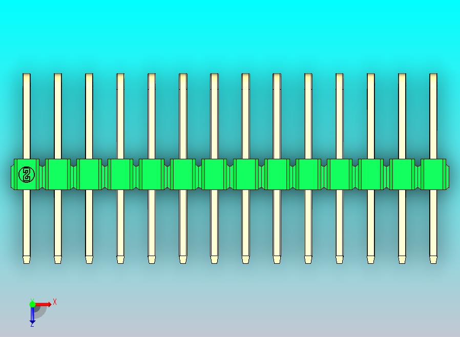 DS1022彩色排针 绿色 3x14p 100mil 类型D 版本1.0.zip