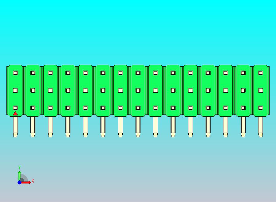 DS1022彩色排针 绿色 3x15p 100mil 类型D 版本1.0.zip