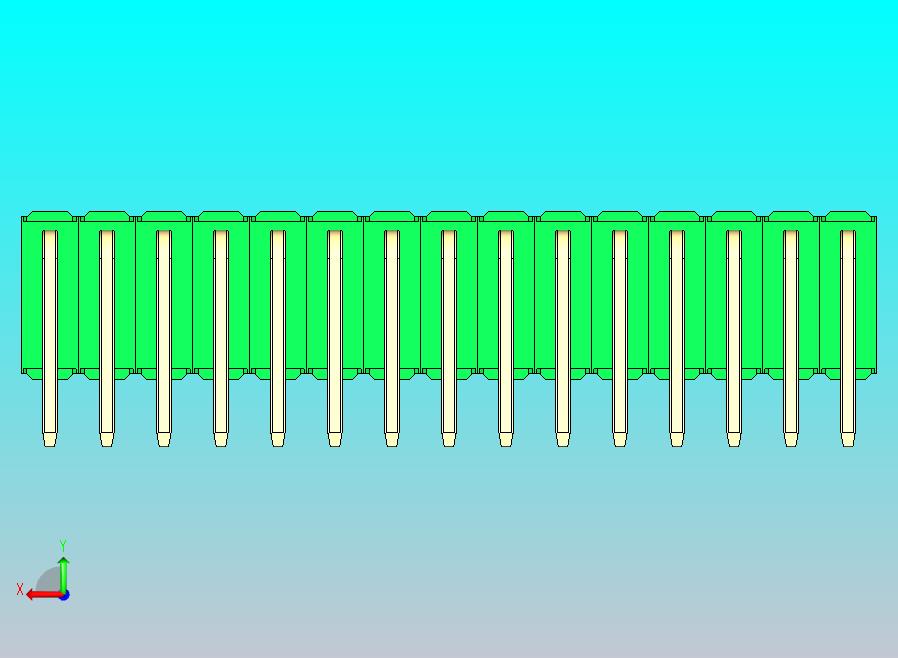 DS1022彩色排针 绿色 3x15p 100mil 类型D 版本1.0.zip