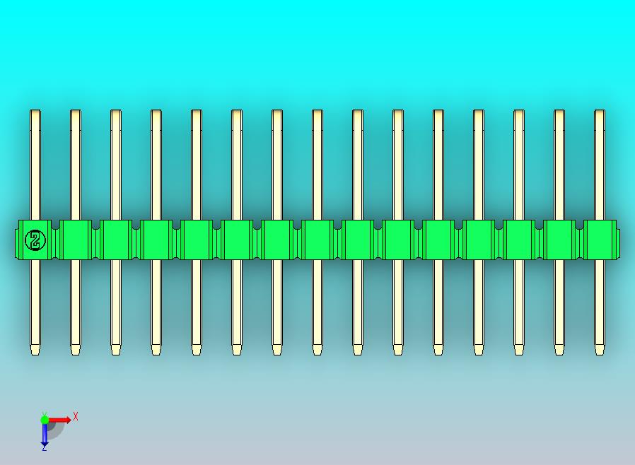 DS1022彩色排针 绿色 3x15p 100mil 类型D 版本1.0.zip