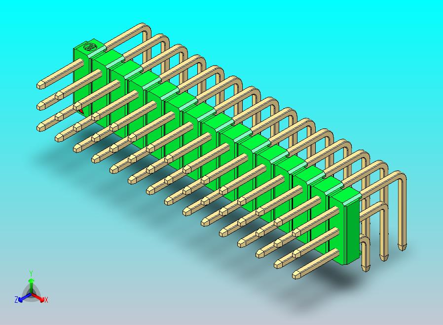DS1022彩色排针 绿色 3x15p 100mil 类型D 版本1.0.zip