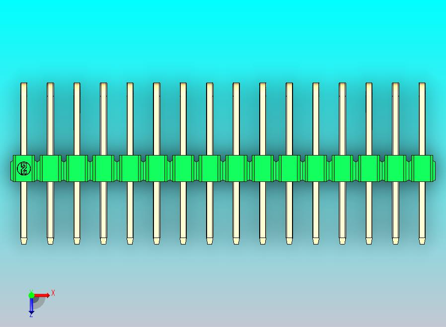 DS1022彩色排针 绿色 3x16p 100mil 类型D 版本1.0.zip