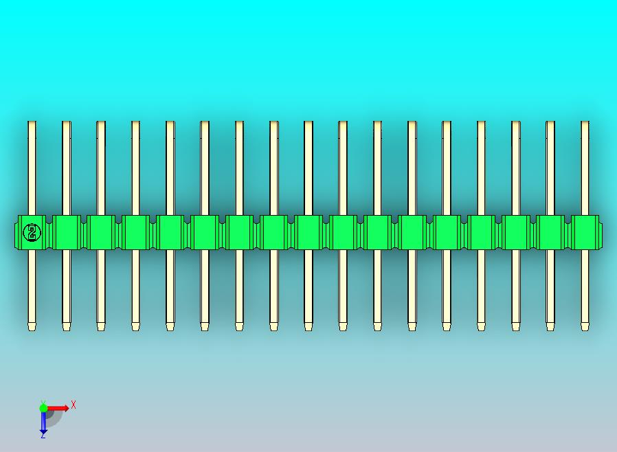 DS1022彩色排针 绿色 3x17p 100mil 类型D 版本1.0.zip