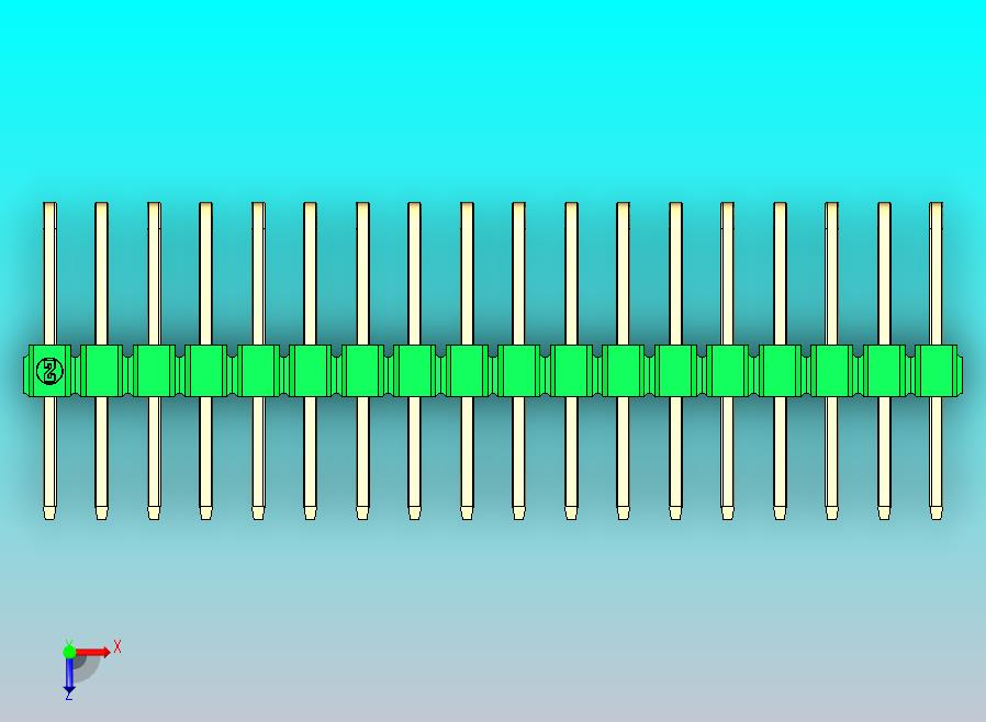 DS1022彩色排针 绿色 3x18p 100mil 类型D 版本1.0.zip