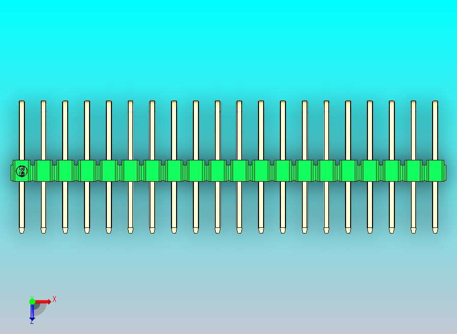 DS1022彩色排针 绿色 3x20p 100mil 类型D 版本1.0.zip