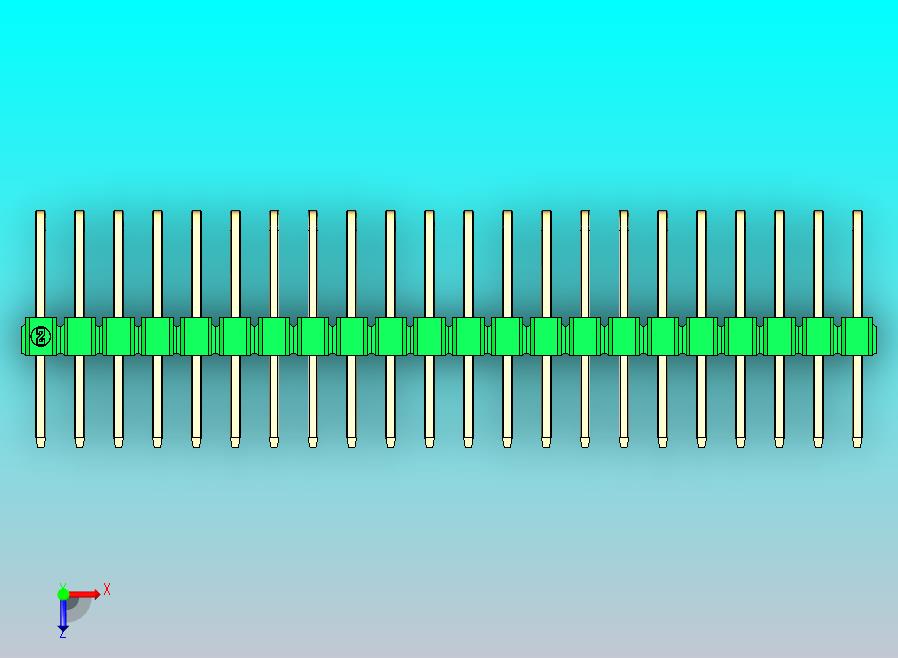 DS1022彩色排针 绿色 3x22p 100mil 类型D 版本1.0.zip