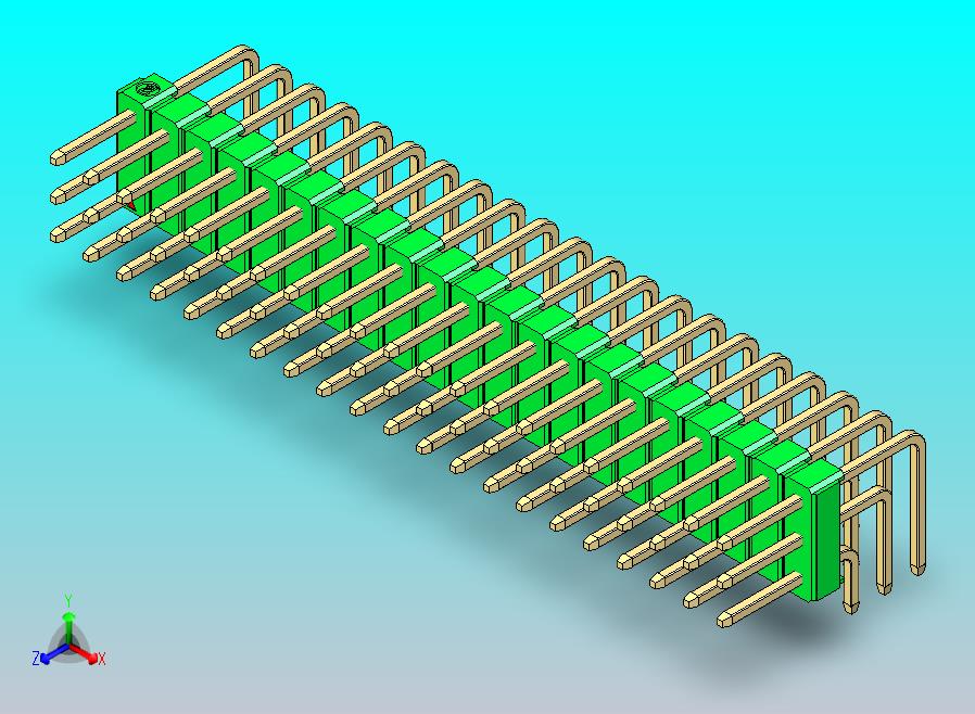 DS1022彩色排针 绿色 3x21p 100mil 类型D 版本1.0.zip