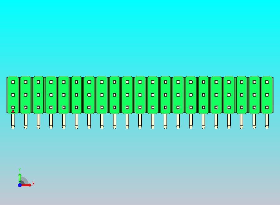 DS1022彩色排针 绿色 3x21p 100mil 类型D 版本1.0.zip