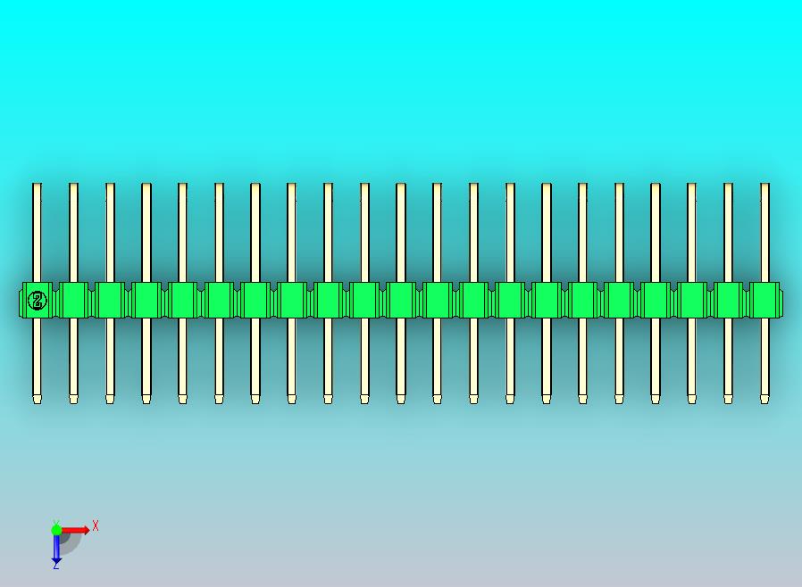 DS1022彩色排针 绿色 3x21p 100mil 类型D 版本1.0.zip