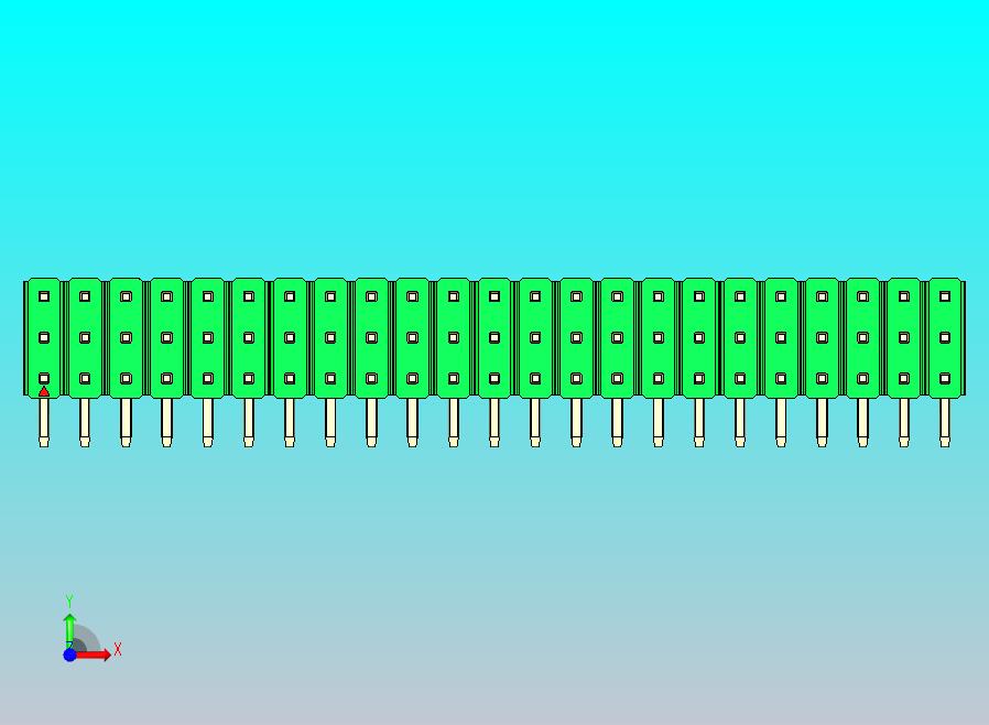 DS1022彩色排针 绿色 3x23p 100mil 类型D 版本1.0.zip
