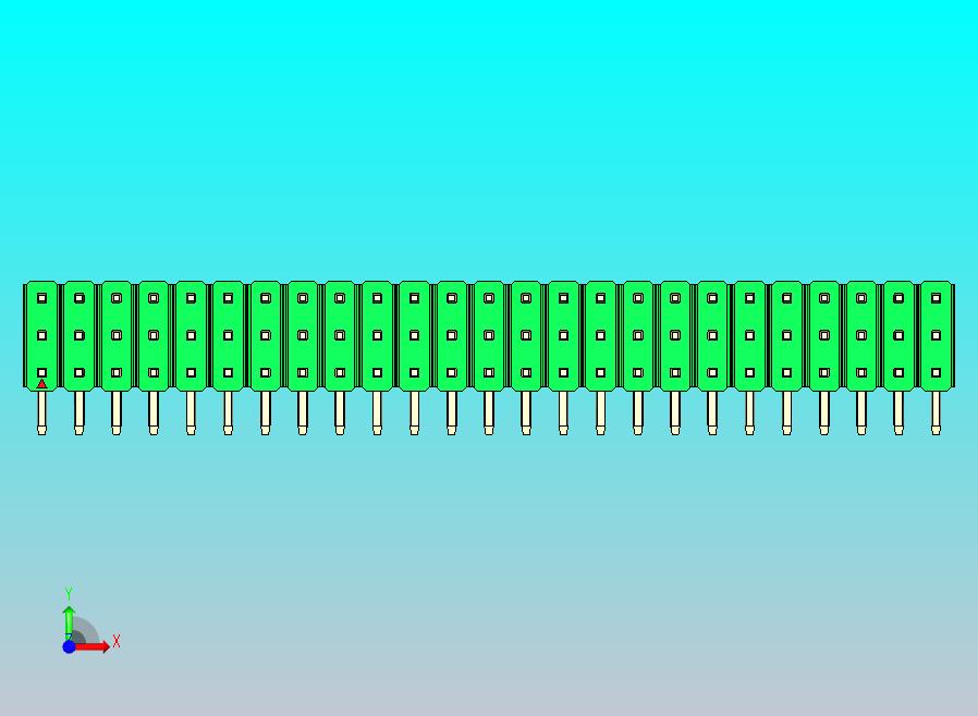 DS1022彩色排针 绿色 3x25p 100mil 类型D 版本1.0.zip
