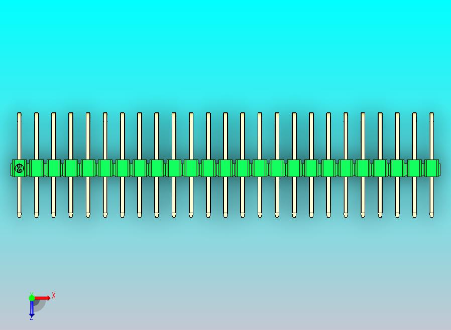 DS1022彩色排针 绿色 3x25p 100mil 类型D 版本1.0.zip