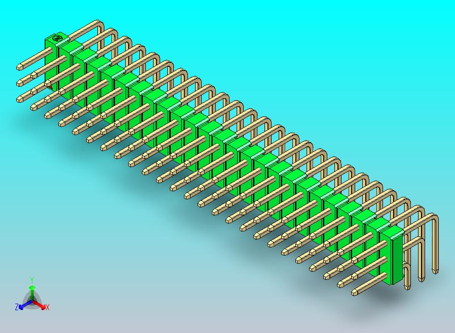 DS1022彩色排针 绿色 3x25p 100mil 类型D 版本1.0.zip