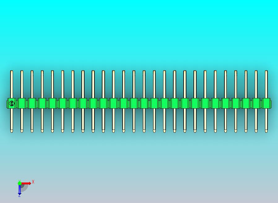 DS1022彩色排针 绿色 3x26p 100mil 类型D 版本1.0.zip