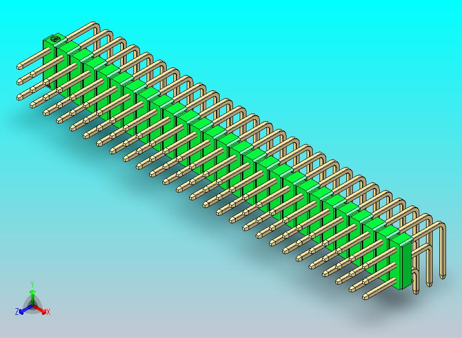 DS1022彩色排针 绿色 3x27p 100mil 类型D 版本1.0.zip