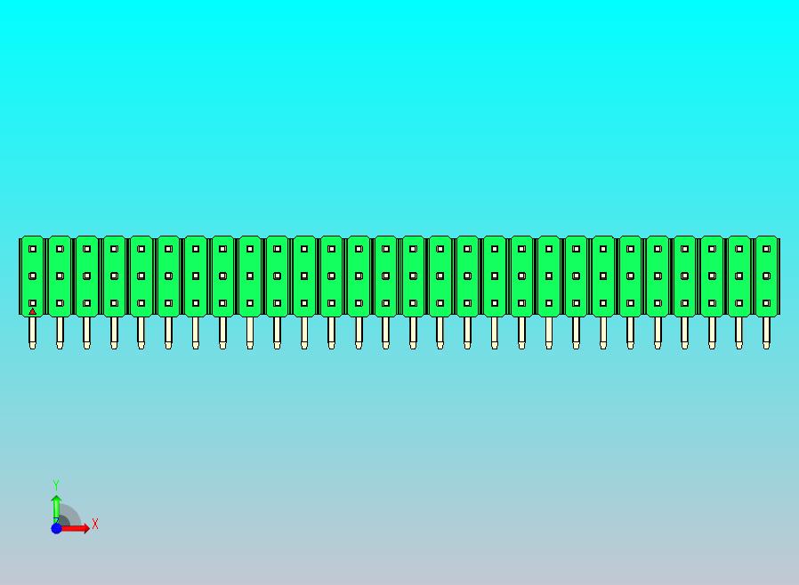 DS1022彩色排针 绿色 3x28p 100mil 类型D 版本1.0.zip