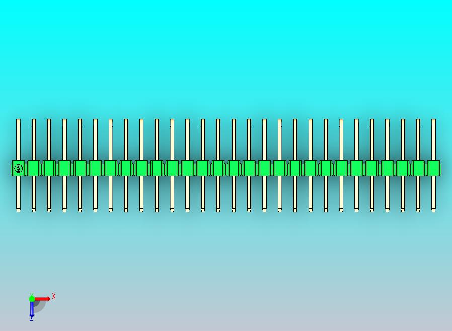 DS1022彩色排针 绿色 3x28p 100mil 类型D 版本1.0.zip