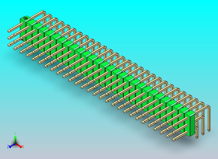 DS1022彩色排针 绿色 3x28p 100mil 类型D 版本1.0.zip